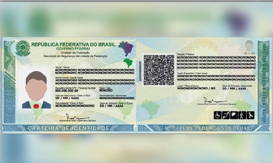 nova carteira identidade nacional começou a ser emitida hoje