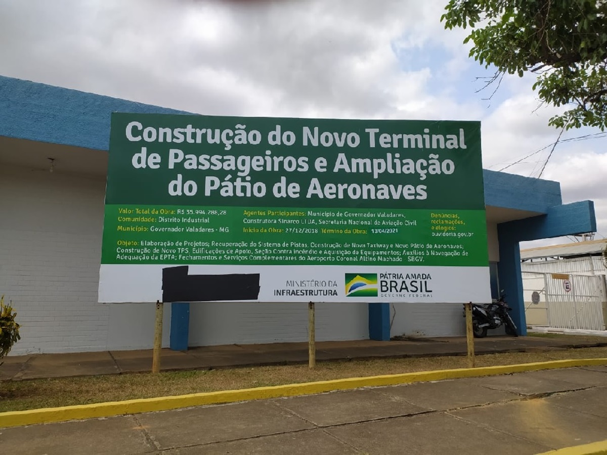 Deputado Hercílio revela esquema de propina em obra do aeroporto de Valadares