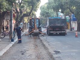 Em meio a acidente e críticas, Prefeitura de Valadares segue removendo ciclovias