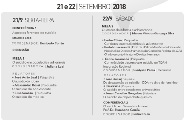 programação jornada psiquiatria