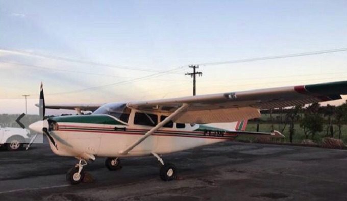 avião usado para transportar drogas