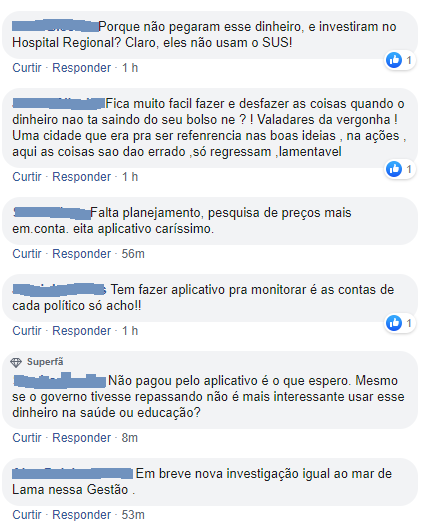 internautas criticam prefeito de valadares