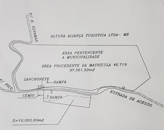 pl concede uso de área no pico da ibituruna