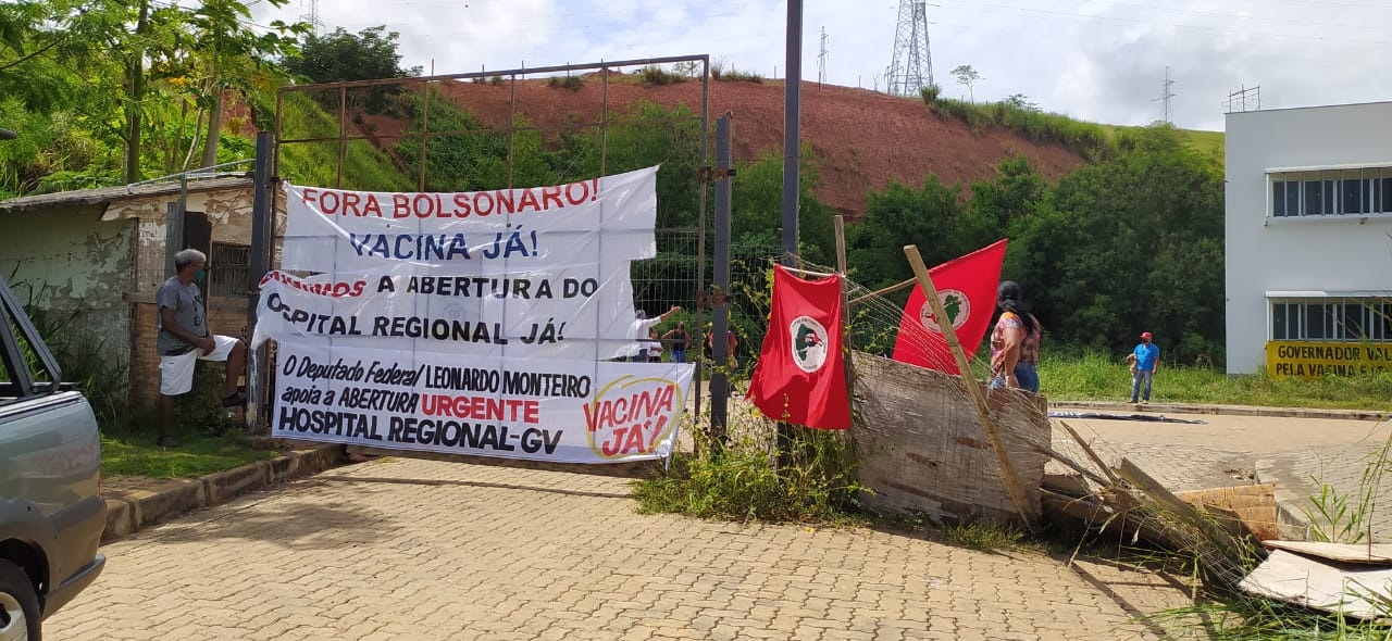 hospital regional de gv é ocupado para protesto