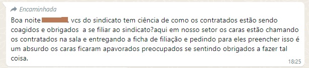 Governo André Merlo coage servidores contratados a se filiarem ao Sinsem