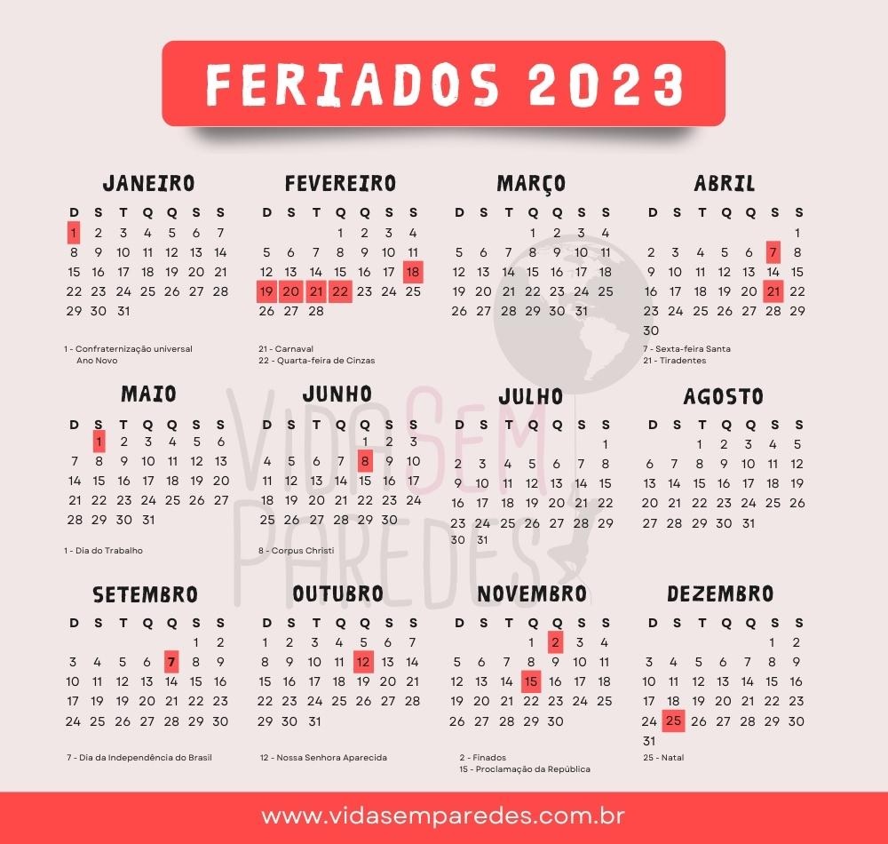 Feriados em novembro de 2022: veja sites de calendário para conferir