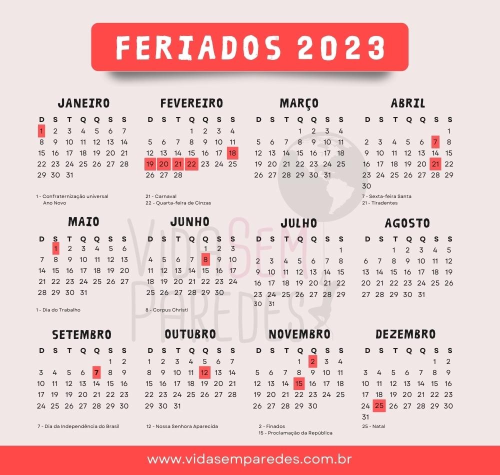 Veja os principais feriados de 2025 O Olhar