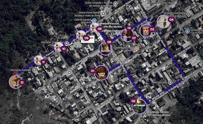 Espetáculo da Paixão de Cristo percorrerá as ruas do Vila Isa com elenco de 30 artistas