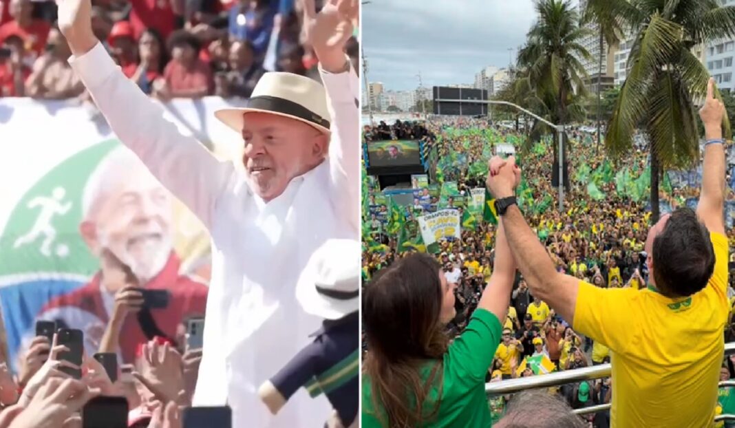Lula e Flávio Bolsonaro dão largada à campanha presidencial