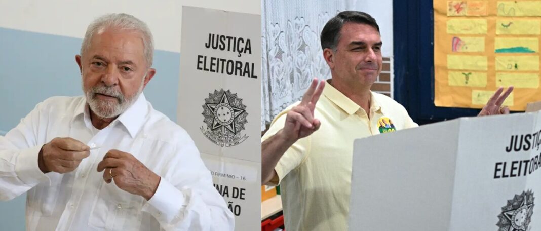 Lula e Flávio Bolsonaro vão disputar segundo turno